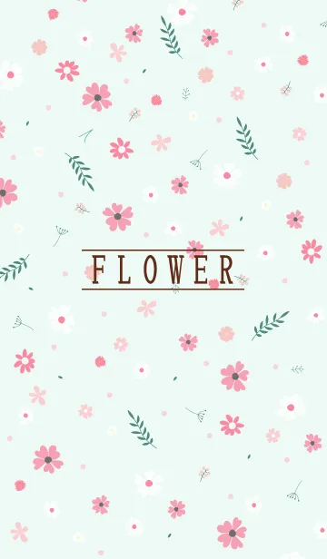 [LINE着せ替え] MANY FLOWERS GREEN 64の画像1