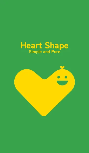 Heart Shape パロットグリーンの着せ替えメイン画像