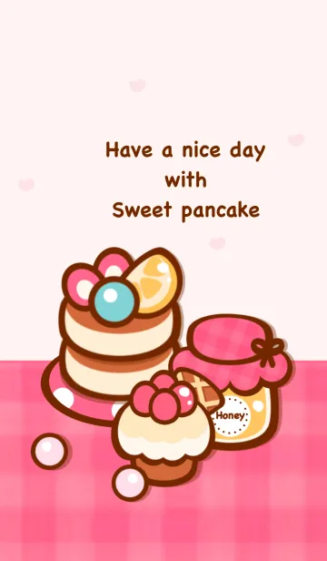 [LINE着せ替え] Happy sweet pancake 6の画像1