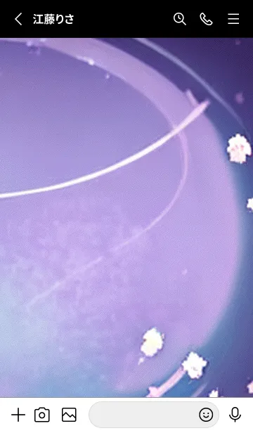 [LINE着せ替え] 月光夜桜#CJ13。の画像2