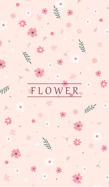 [LINE着せ替え] MANY FLOWERS PINK 69の画像1
