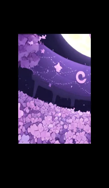 [LINE着せ替え] 月光夜桜#CK29。の画像1