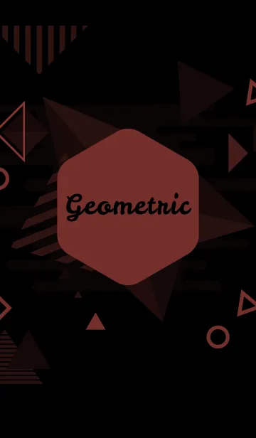 [LINE着せ替え] Modern Geometric Nutmegの画像1