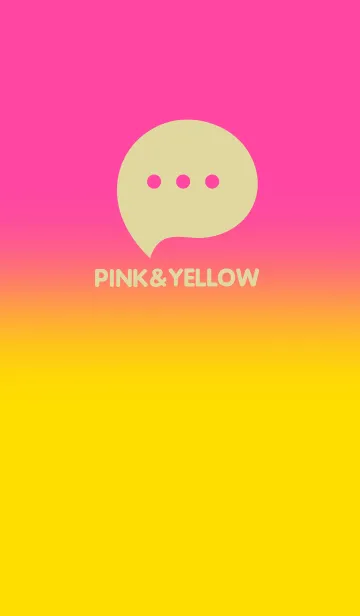 [LINE着せ替え] Pink &Yellow V4 (JP)の画像1