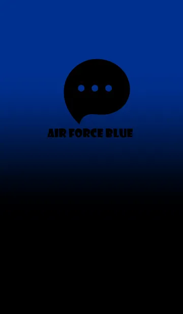 [LINE着せ替え] Black & Air Force Blue Theme V3 (JP)の画像1