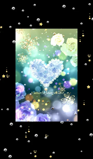 [LINE着せ替え] 最強愛情運急上昇恋する薔薇ハート・14の画像1