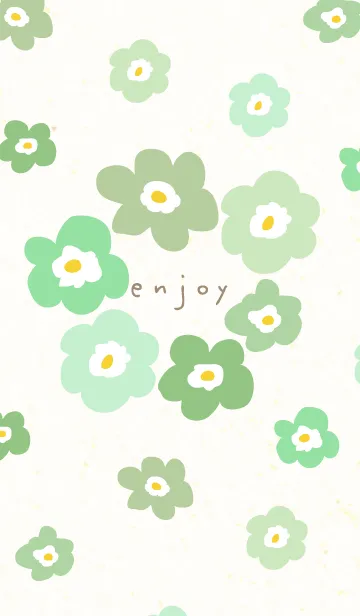 [LINE着せ替え] 6色の花輪17の画像1