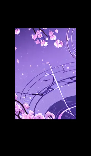 [LINE着せ替え] 月光夜桜#CK21。の画像1