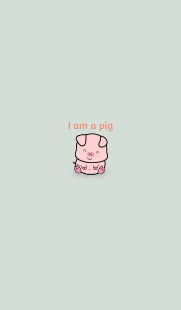 [LINE着せ替え] I am a Pig 6の画像1