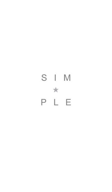 [LINE着せ替え] SIMPLE STAR 54の画像1