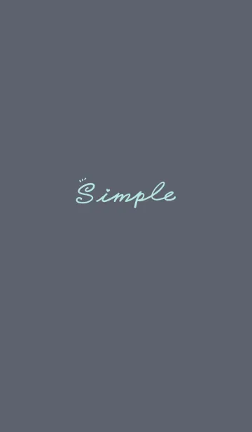 [LINE着せ替え] Simple Color J-gray blue (Gr8)の画像1