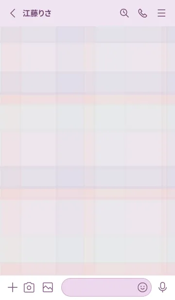 [LINE着せ替え] くすみカラーチェック13の画像2