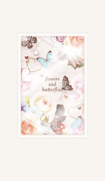 [LINE着せ替え] フラワーボックス2✿ピンクブラウン09_1の画像1