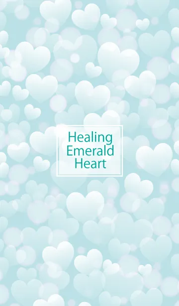 [LINE着せ替え] Healing Emerald Heart 8の画像1