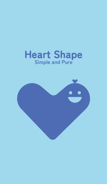 [LINE着せ替え] Heart Shape 空色の画像1