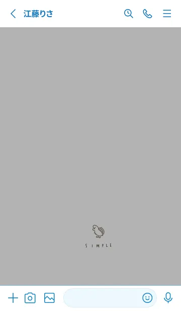 [LINE着せ替え] グレー。恐竜。ゆるめ。の画像2