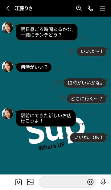 [LINE着せ替え] Sup 213の画像3