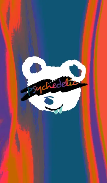 [LINE着せ替え] サイケデリック ベア 64の画像1
