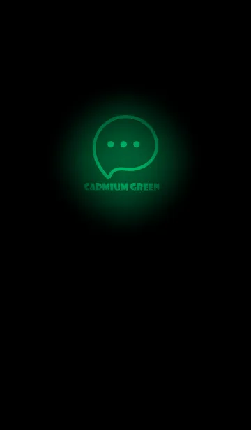 [LINE着せ替え] Cadmium Green Neon Theme V3 (JP)の画像1