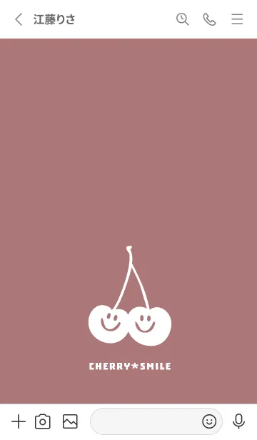 [LINE着せ替え] チェリー スマイル 171の画像2