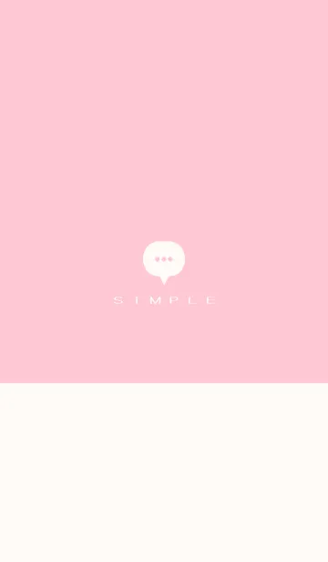 [LINE着せ替え] シンプル（beige pink)V.1445の画像1