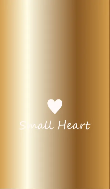 [LINE着せ替え] Small Heart *GOLD 12*の画像1