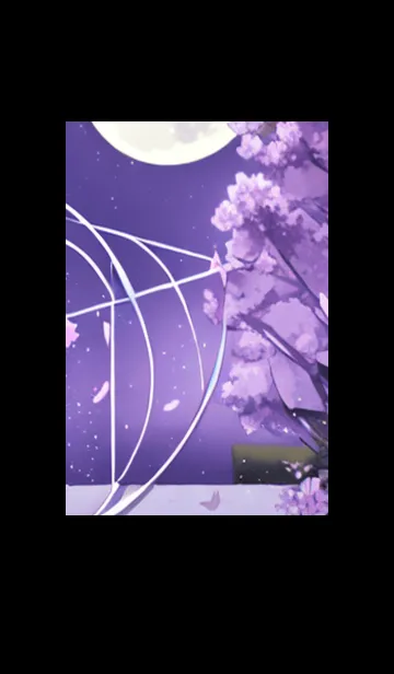 [LINE着せ替え] 月光夜桜#CK227。の画像1