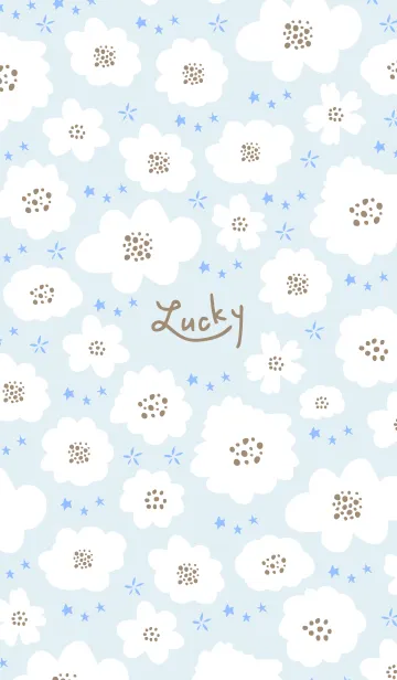 [LINE着せ替え] 星と花28の画像1