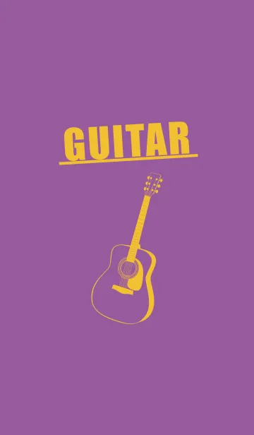 [LINE着せ替え] GUITAR COLOR カンパヌラパープルの画像1