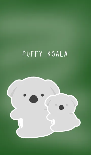 [LINE着せ替え] おんぶコアラの着せかえ/黒板の画像1