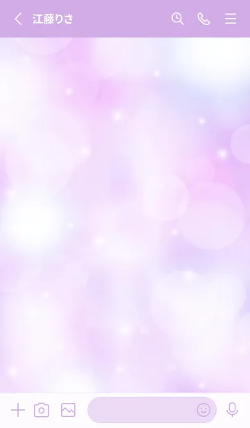 [LINE着せ替え] LOVE PURPLE-MEKYM 2の画像2