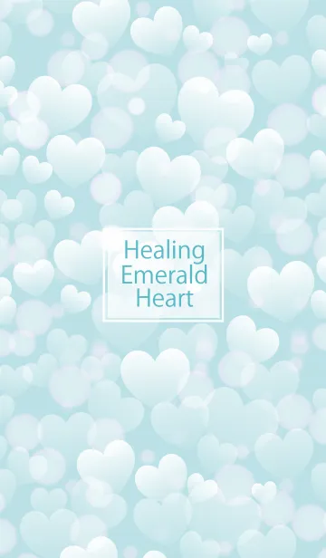 [LINE着せ替え] Healing Emerald Heart 9の画像1