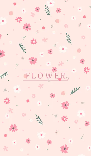 [LINE着せ替え] MANY FLOWERS PINK 70の画像1