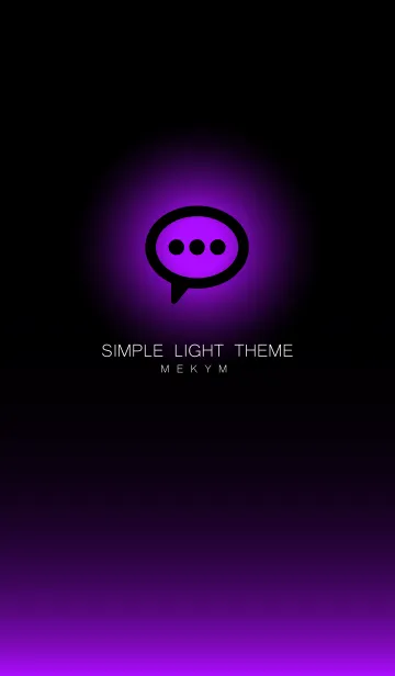 [LINE着せ替え] SIMPLE LIGHT ICON-GRADATION-の画像1