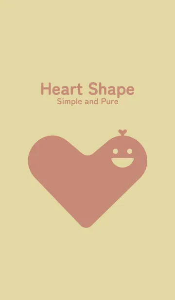 [LINE着せ替え] Heart Shape クリームの画像1