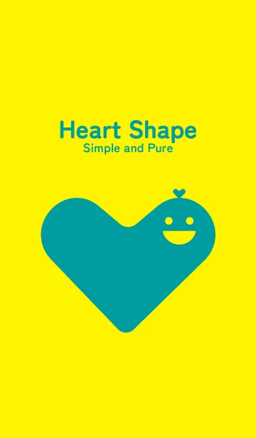 [LINE着せ替え] Heart Shape ペールレモンの画像1