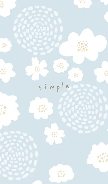 [LINE着せ替え] 北欧 花 点19の画像1