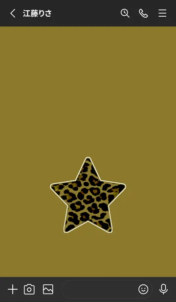 [LINE着せ替え] レオパード スター 73の画像2