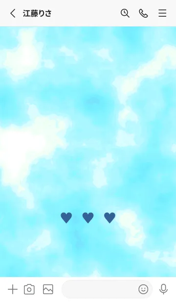 [LINE着せ替え] ♥♥♥75の画像2