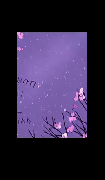 [LINE着せ替え] 月光夜桜#CM025。の画像1