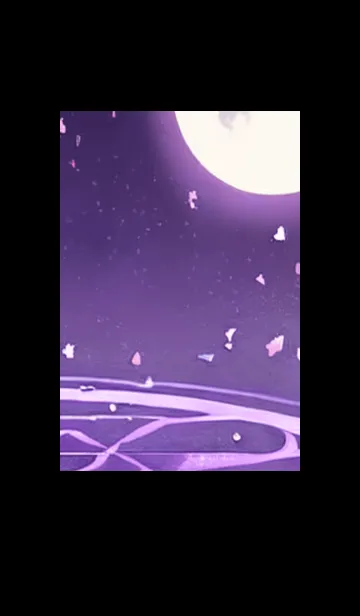 [LINE着せ替え] 月光夜桜#CM024。の画像1