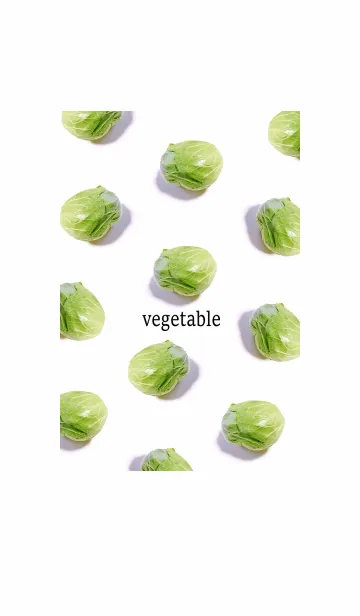 [LINE着せ替え] 野菜大好き♪キャベツ♪の画像1