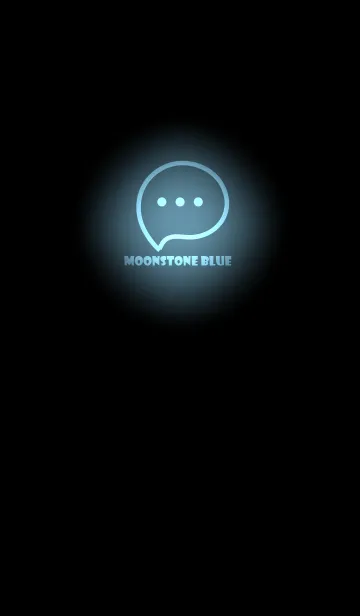 [LINE着せ替え] Moonstone Blue Neon Theme V3 (JP)の画像1