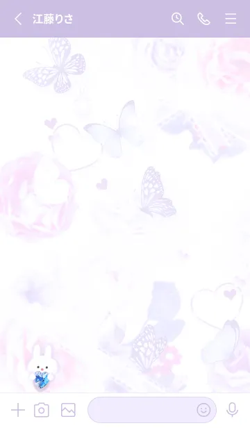 [LINE着せ替え] プレゼントボックス2✿パープル13_1の画像2