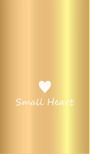 [LINE着せ替え] Small Heart *GOLD 13*の画像1