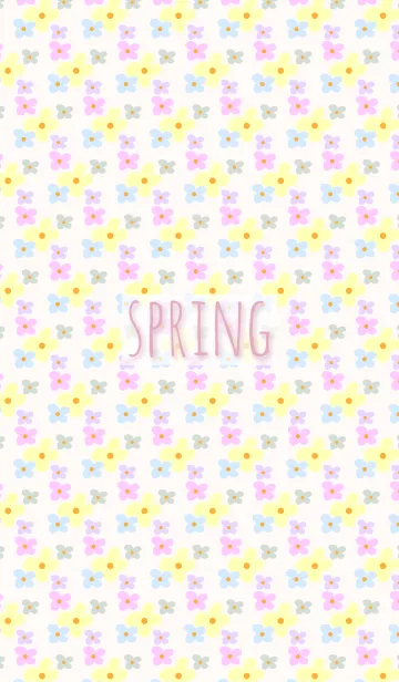 [LINE着せ替え] flowers of spring 4の画像1