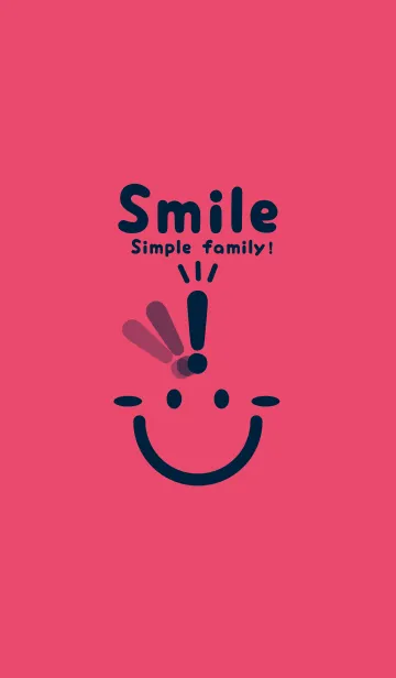 [LINE着せ替え] スマイル＆ヒラメキ フクシャパープルの画像1