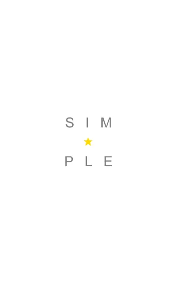 [LINE着せ替え] SIMPLE STAR 55の画像1