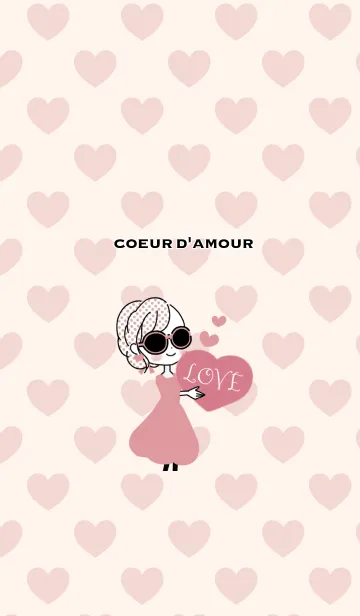 [LINE着せ替え] ラブハート♡coeur d'amourの画像1