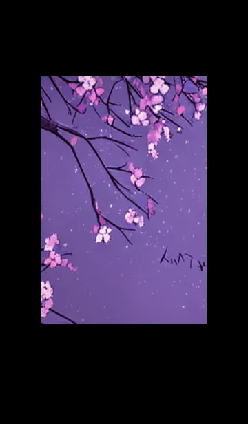 [LINE着せ替え] 月光夜桜#CM016。の画像1